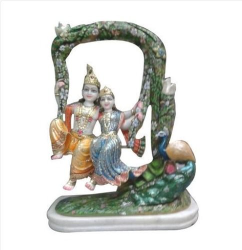 Radha Krishna Swing Statues