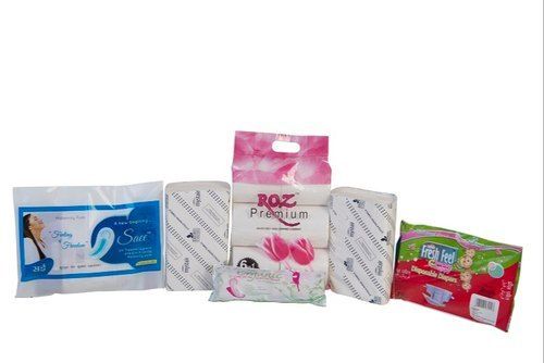 White Sanitary Pad Packaging Bags