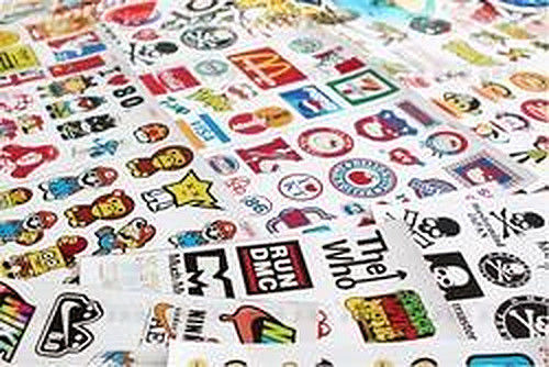 Multicolor Scratch Resistance Printed Pvc Stickers