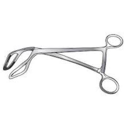 Uterus Holding Forceps - Chrome Finish Surgical Instrument | Anti Bacterial, Corrosion Proof, Lightweight, Rust Free