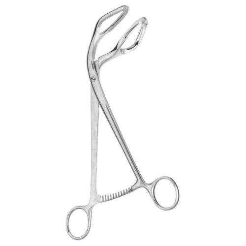 Stainless Steel Chrome Finish Hospital Gynecology Surgical Uterus Holding Forceps