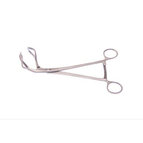 Stainless Steel Chrome Finish Hospital Gynecology Surgical Uterus Holding Forceps