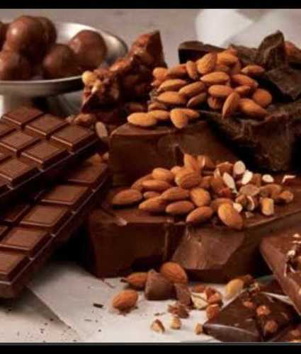 Brown Color Almond Chocolate 