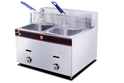 Double Electric And Gas Deep Fryer With Stand Weight: 22  Kilograms (Kg)