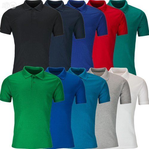 Plain Cotton Polo T Shirt