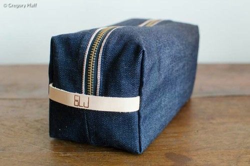 Multicolor Zip Closure Cotton Pouch