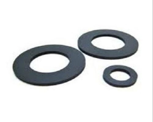 Black Color Rubber Gasket - Premium Quality, Round Shape | High Flexibility, Low Friction Properties, Longer Service Life