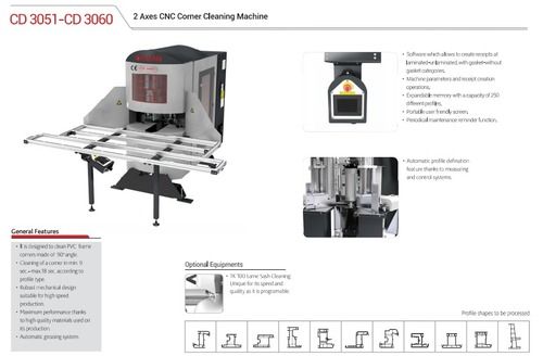 Cnc 2 Axis Corner Cleaning Machine