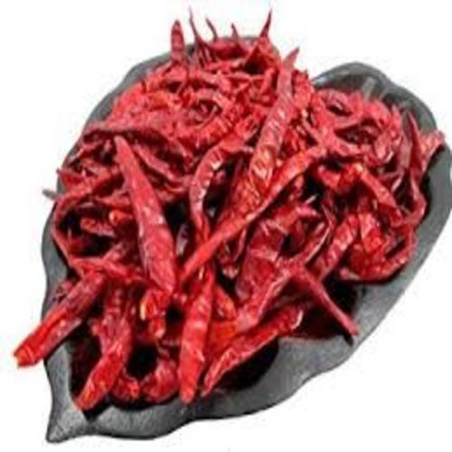 Organic Dried Red Chilli - Elongated, Red Color | Sun-Dried, Non-Harmful, Natural Taste, Packed in Eco-Friendly Jute Bags