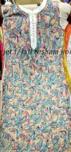 Resham Work Embroidery Kurti