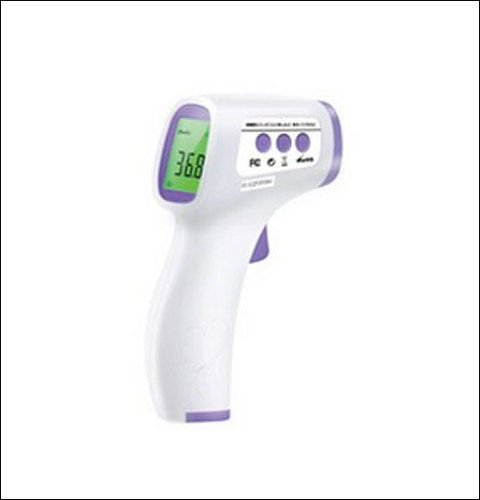 Plastic White Infrared Thermometer