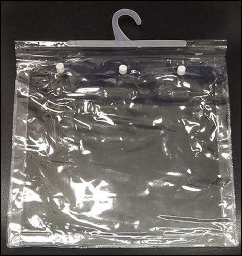 Transparent Pvc Packaging Zipper Hanger Bags