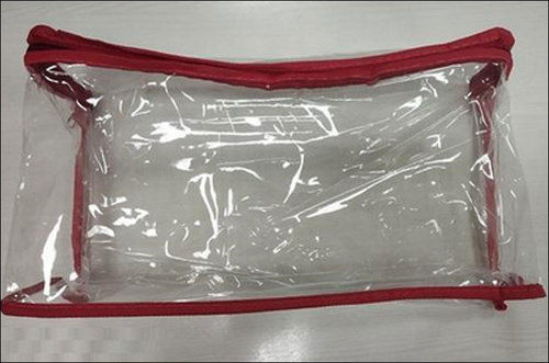 PVC Plain Zipper Pouches