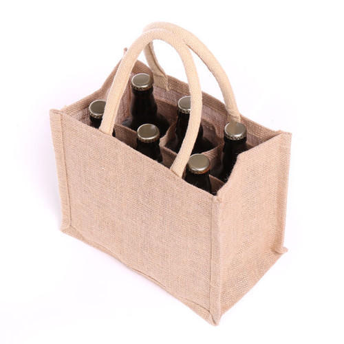 Six Bottles Jute Carry Bags