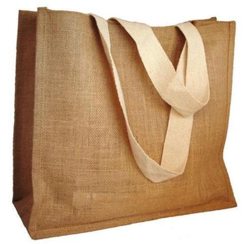 Brown Tear Resistance Jute Shopping Bag