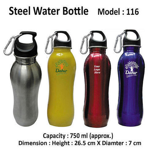 Reusable Steel Water Bottle (750 Ml)