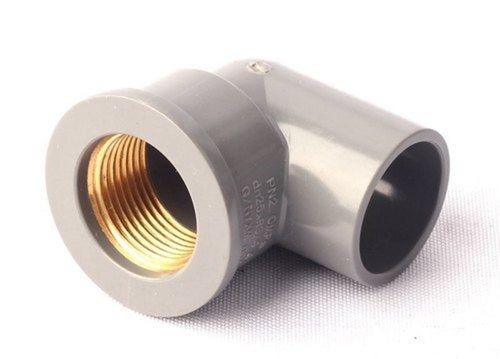 Grey Male Female Pvc Brass Pipe Elbow