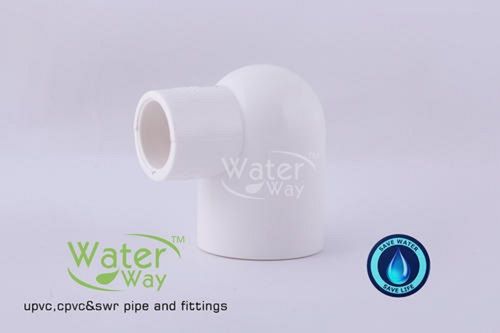 White Upvc Plastic Reducer Elbow