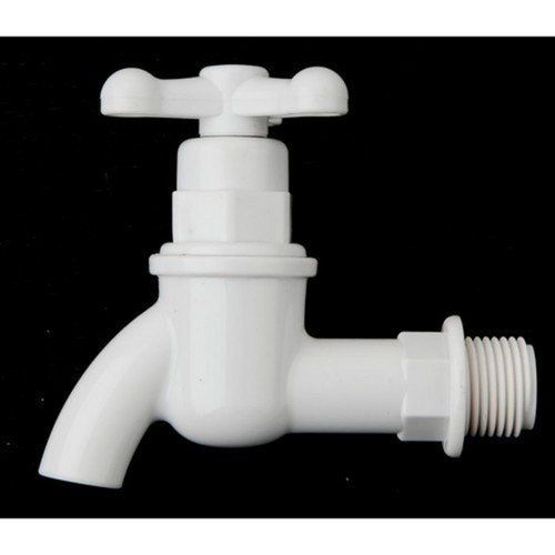 White Pvc Plastic Water Tap Size: Vary