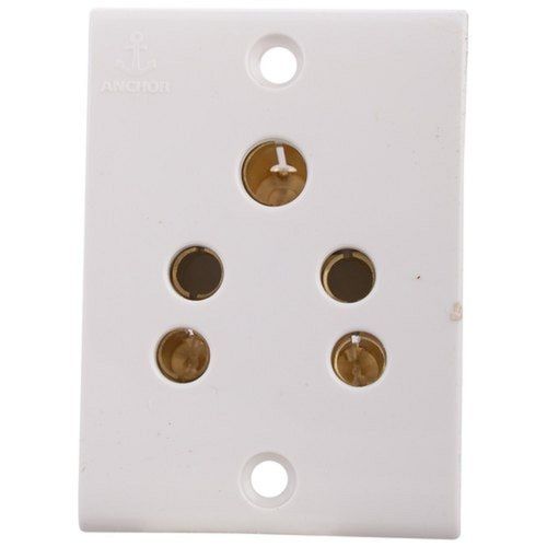 Anchor 5 Pins White Electric Socket Application: Home