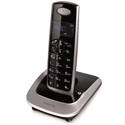 Cordless Phone - Color: Black