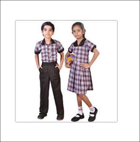 Kids Checked School Uniform Gender: Unisex