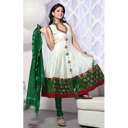 White Ladies Designer Salwar Suit