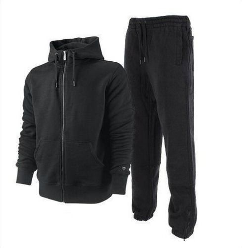 Mens Black Sports Tracksuit Age Group: Adults