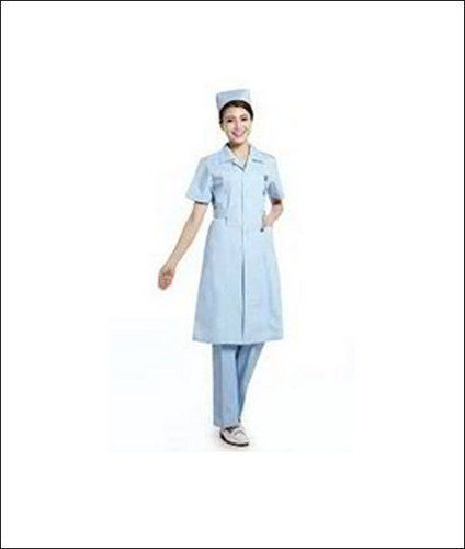 White Perfect Finish Hospital Nurse Uniform