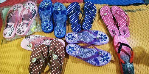 Multi Color Pu Daily Slipper 4-8 Inch