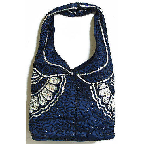 Satin Sequin Ladies Handbag