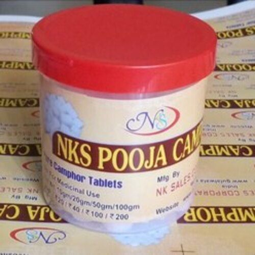 White Camphor Tablet For Pooja