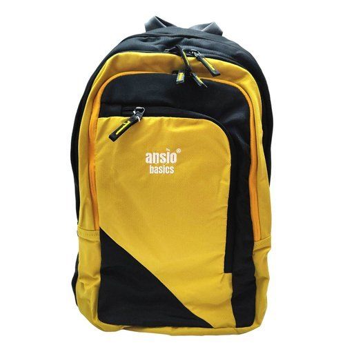 Blue Yellow Back College Bag