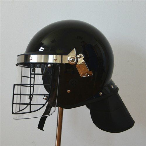 Black Anti Riot Helmets