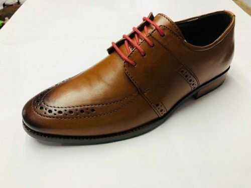 Brown Men Leather Shoes