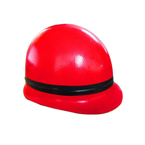 Red FRP Fire Fighter Helmet