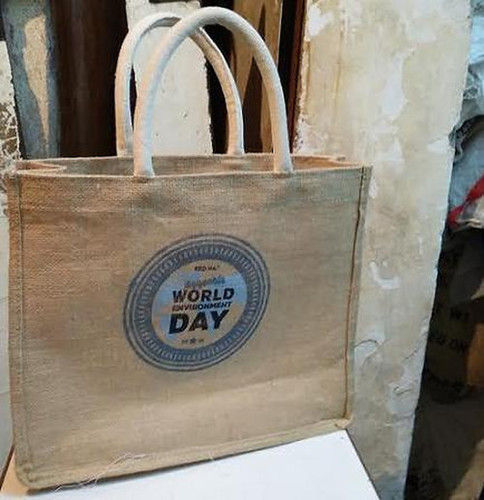 Skin Friendliness Printed Jute Shopping Bag