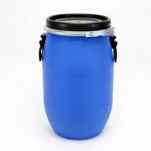 Blue Plastic Chemical Container