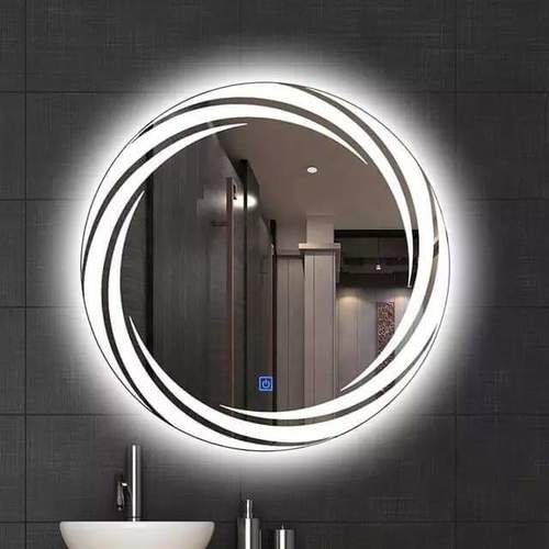 Round Glassapart Led Designer Mirror - Design1.4