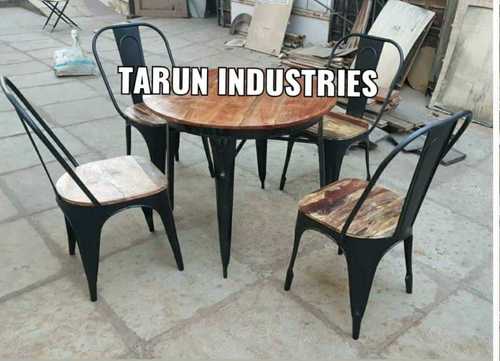 Wooden Metal Dining Tables Chairs
