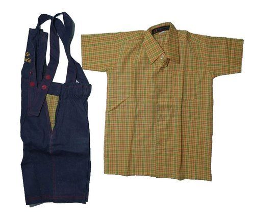 Washable Yellow Kids School Uniform