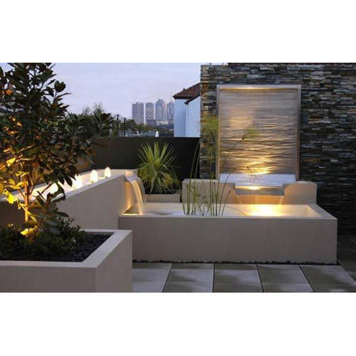 Easy To Use Modern Outdoor Water Wall Fountain