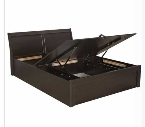 Black Steel Wooden Single Bed