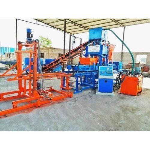 Electric Powered with Color Coated Body Automatic Fly Ash Brick Making Machine