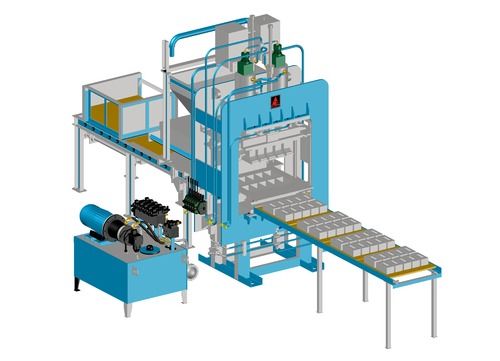 automatic fly ash brick machine