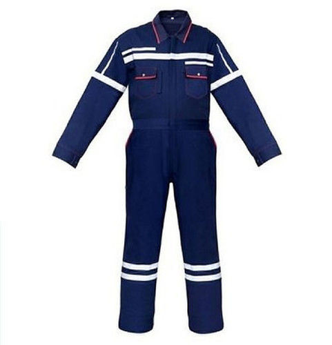 Navy Blue Cotton Protective Coverall (PW 2201)