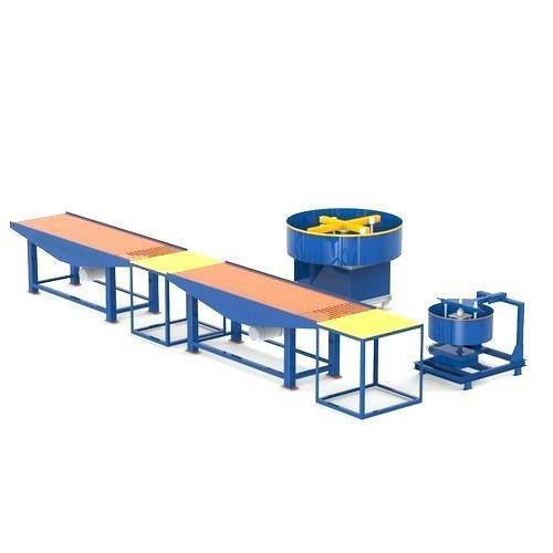 Paver Block Vibrator Table Set Up