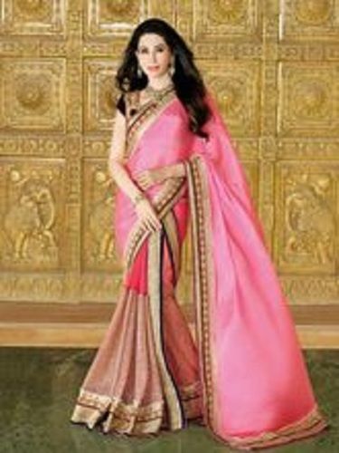 Plain Design Women Traditional Saree