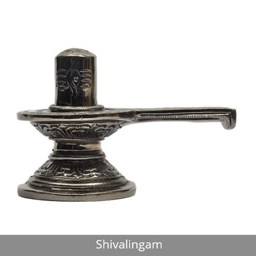 Antique Finish Black Shivalingam