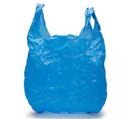 Blue Color Plastic Bag Size: Customsised